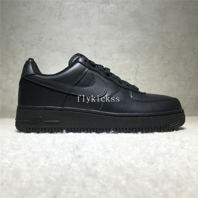 Nike Air Force 1 Low Top All Black